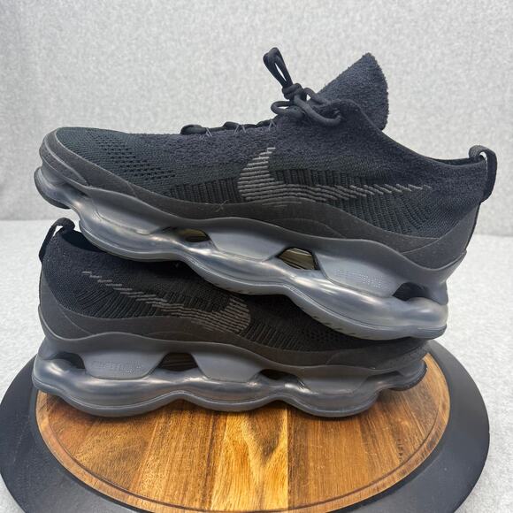 Nike Air Max Scorpion FK Men's Size 15 Triple Black Shoes DJ4701-003 - Picture 5 of 7